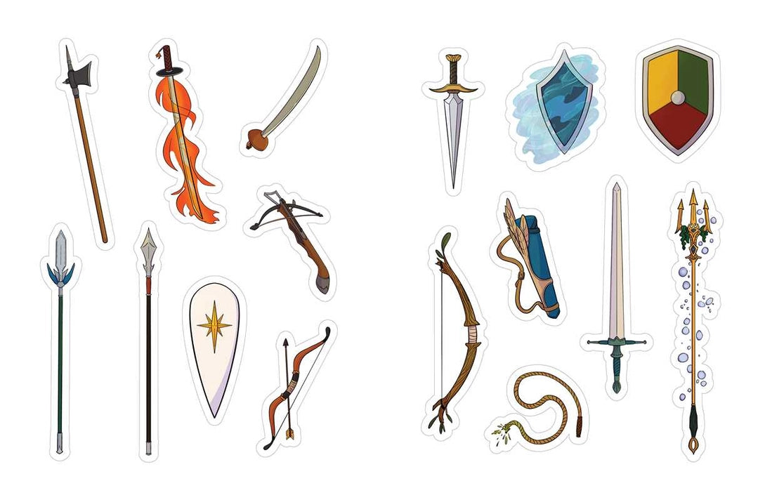 Düngeonmeister Rpg Sticker Book