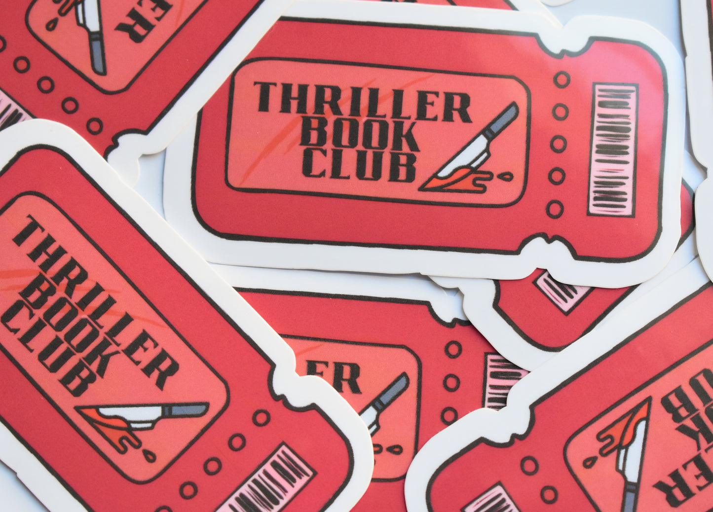 Thriller Book Club Sticker