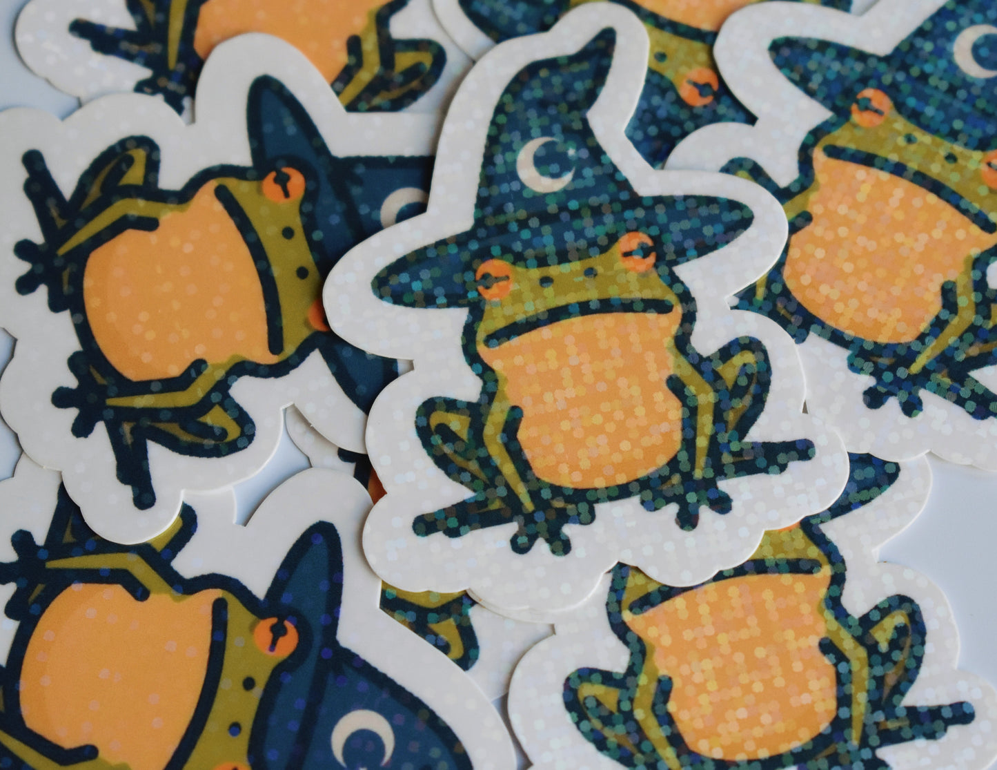 Frog Wizard Sticker