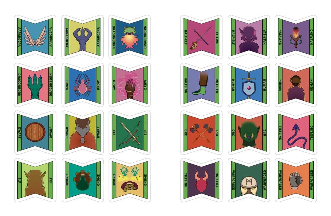 Düngeonmeister Rpg Sticker Book