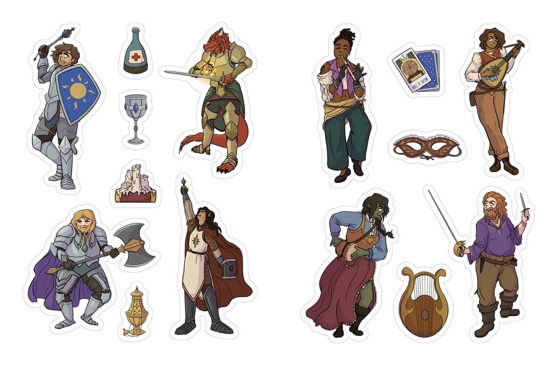 Düngeonmeister Rpg Sticker Book