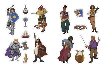 Düngeonmeister Rpg Sticker Book