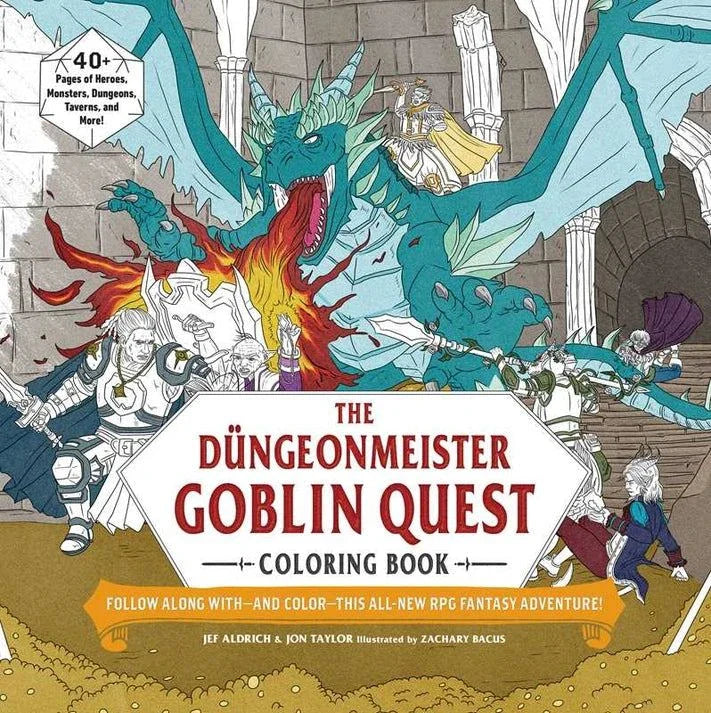 Düngeonmeister Goblin Quest Coloring Book Front cover
