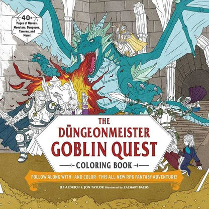 Düngeonmeister Goblin Quest Coloring Book Front cover
