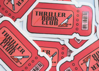 Thriller Book Club Sticker