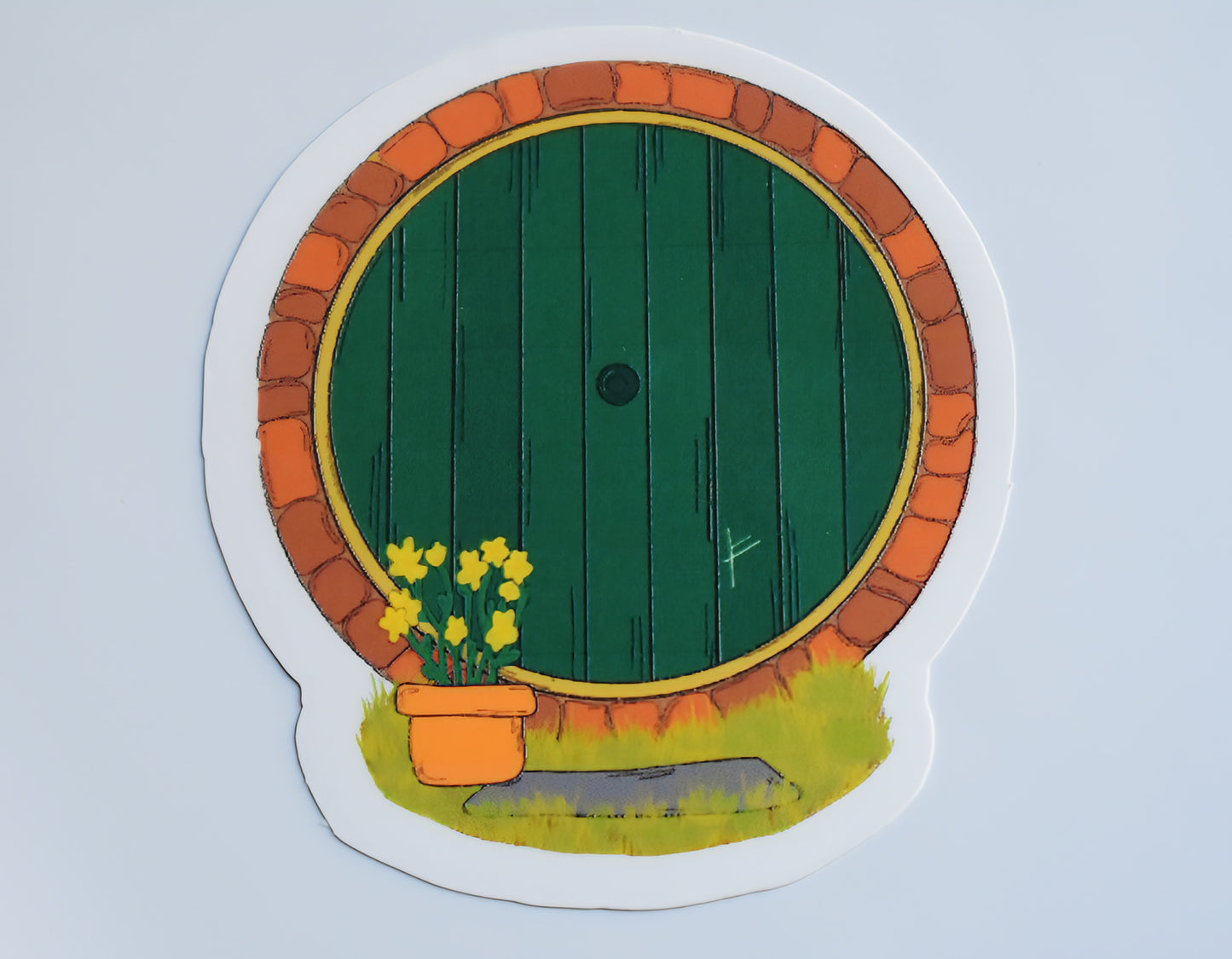Fantasy Cottage Door Sticker