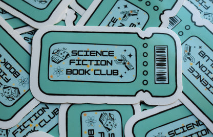 Science Fiction Book Club Sticker