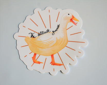 The Silliest Goose Sticker