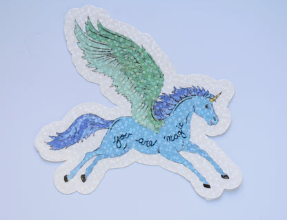 Unicorn Holographic Sticker