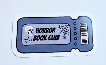 Horror Book Club Sticker