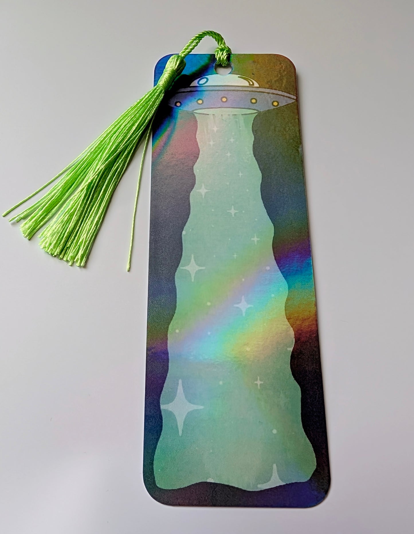 UFO Holographic Bookmark