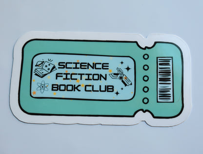 Science Fiction Book Club Sticker