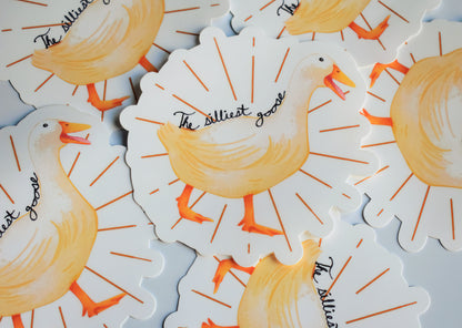 The Silliest Goose Sticker