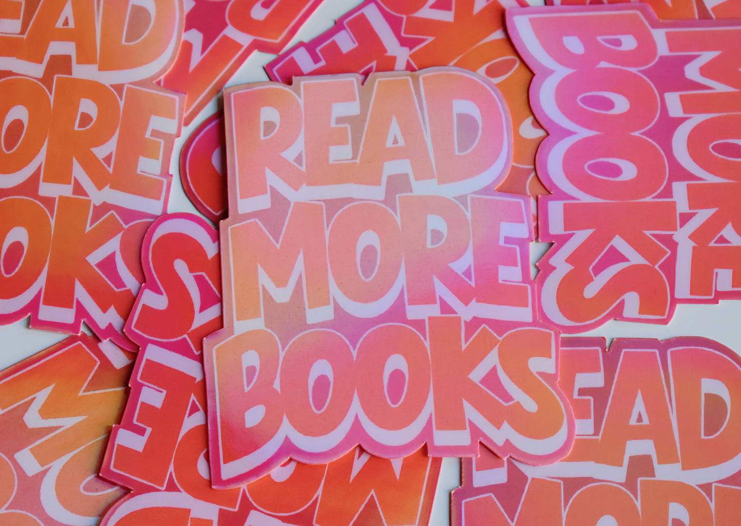 Read More Books Holographic Sticker