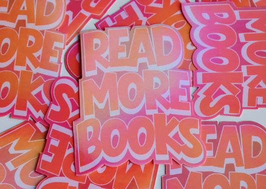 Read More Books Holographic Sticker