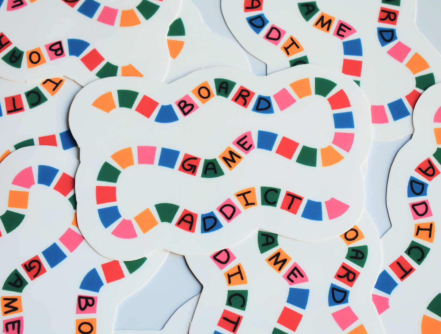 Board Game Addict Sticker