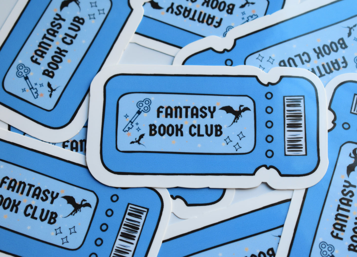 Fantasy Book Club Sticker