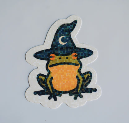 Frog Wizard Sticker