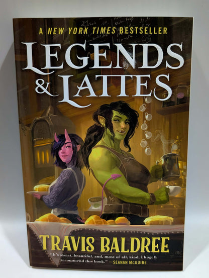 Legends and Lattes book front cover