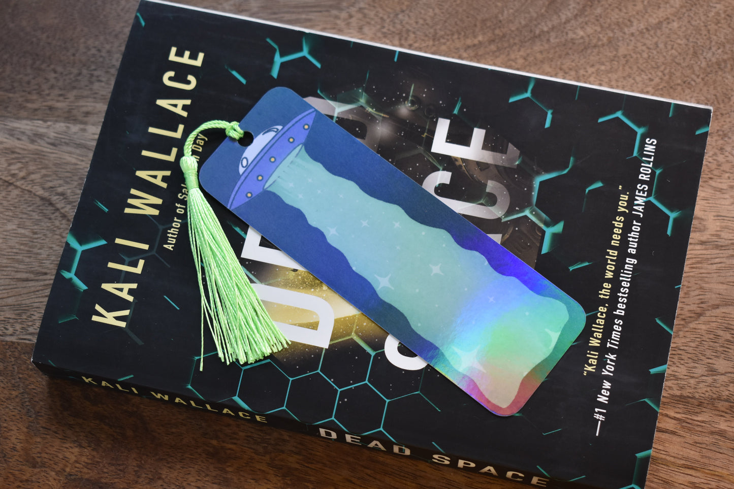 UFO Holographic Bookmark